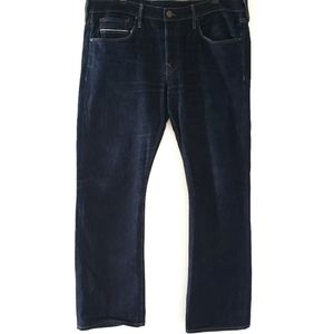 True Religion Bobby Mens Selvedge Dark Jeans 38
